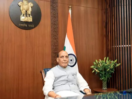 रक्षा मंत्री राजनाथ सिंह की तीन दिवसीय जर्मनी यात्रा आज से, रक्षा औद्योगिक सहयोग और एआई-ड्रोन टेक्नोलॉजी पर रहेगा फोकस रक्षा मंत्री राजनाथ सिंह की तीन दिवसीय जर्मनी यात्रा आज से, रक्षा औद्योगिक सहयोग और एआई-ड्रोन टेक्नोलॉजी पर रहेगा फोकस