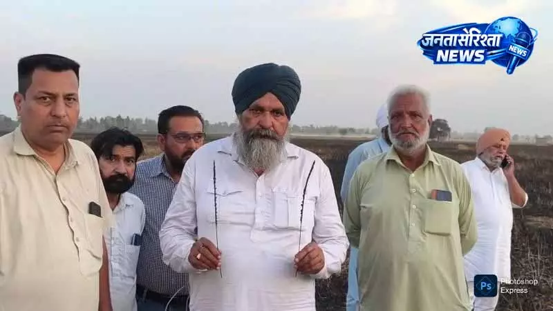 Muktsar में कथित आगजनी, 56 एकड़ गेहूं की फसल जलकर राख Muktsar में कथित आगजनी, 56 एकड़ गेहूं की फसल जलकर राख