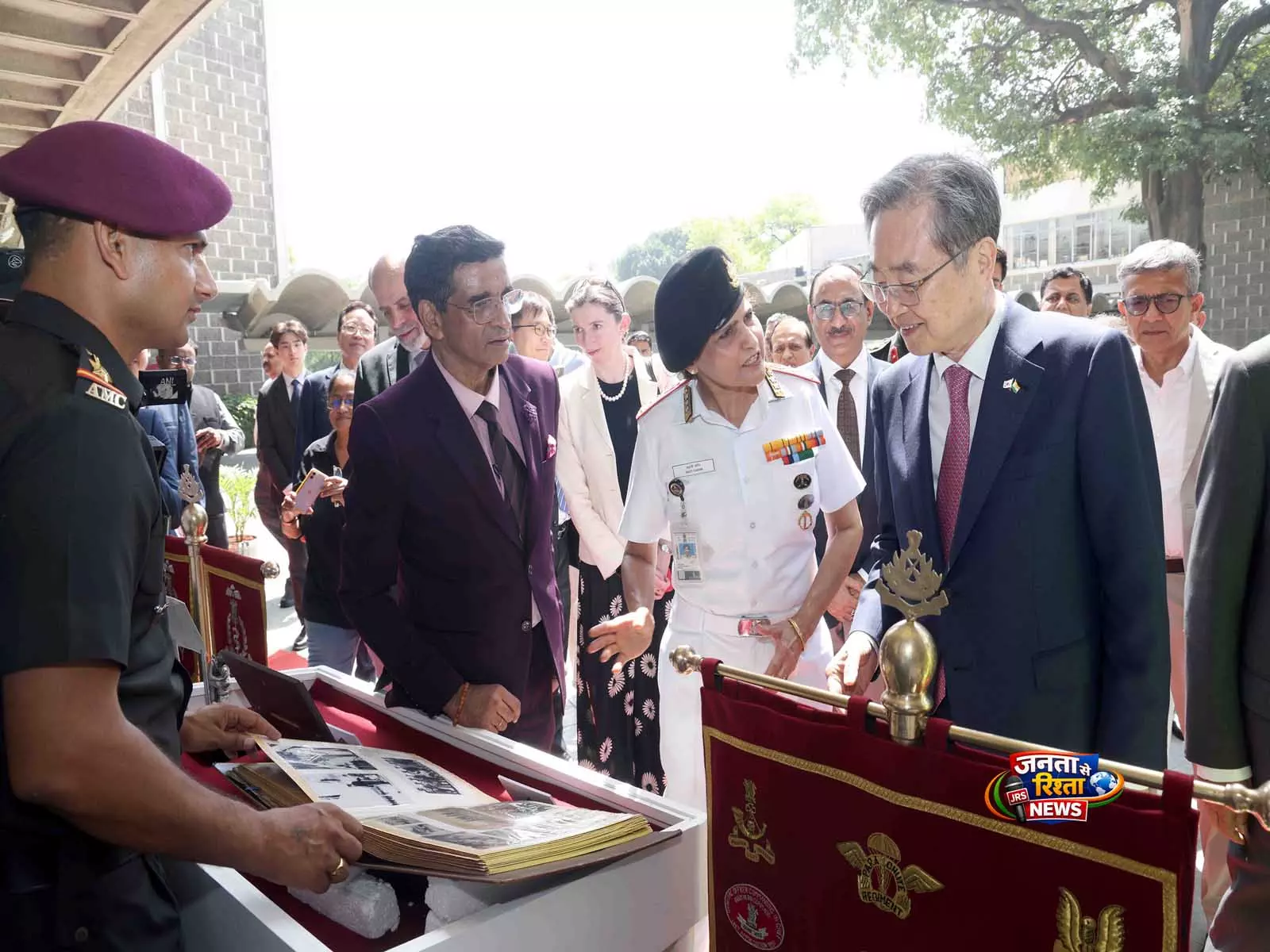 Korean War में भारत की भूमिका पर प्रदर्शनी Korean War में भारत की भूमिका पर प्रदर्शनी