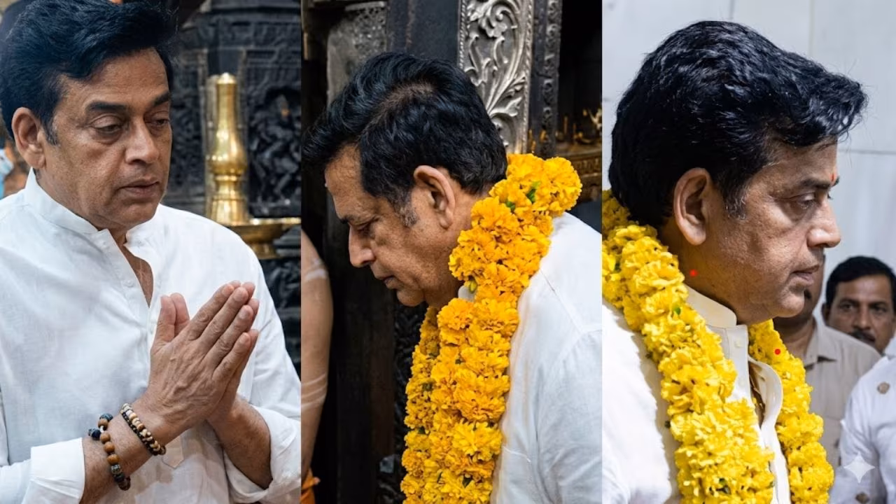 Ujjain: महाकाल की भक्ति में लीन दिखे Ravi Kishan Ujjain: महाकाल की भक्ति में लीन दिखे Ravi Kishan