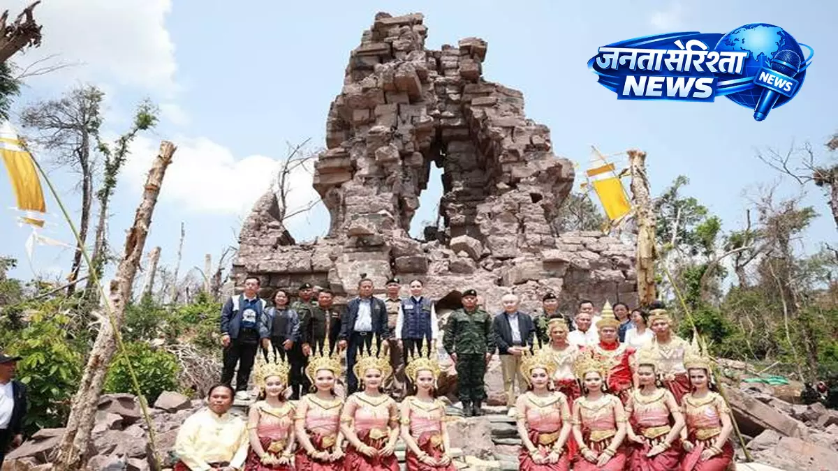 Thailand-Cambodia सीमा विवाद के बीच मंदिर में बौद्ध समारोह, तनाव और बढ़ा Thailand-Cambodia सीमा विवाद के बीच मंदिर में बौद्ध समारोह, तनाव और बढ़ा