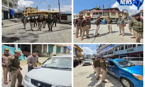 Tawang: तवांग पुलिस ने ट्रैफिक नियम तोड़ने पर ज़ीरो टॉलरेंस का ऐलान किया Tawang: तवांग पुलिस ने ट्रैफिक नियम तोड़ने पर ज़ीरो टॉलरेंस का ऐलान किया
