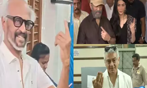 TN Elections 2026: रजनीकांत, कमल हासन, थलपति विजय और अजित कुमार समेत सेलिब्रिटीज़ ने किया मतदान- Video TN Elections 2026: रजनीकांत, कमल हासन, थलपति विजय और अजित कुमार समेत सेलिब्रिटीज़ ने किया मतदान- Video
