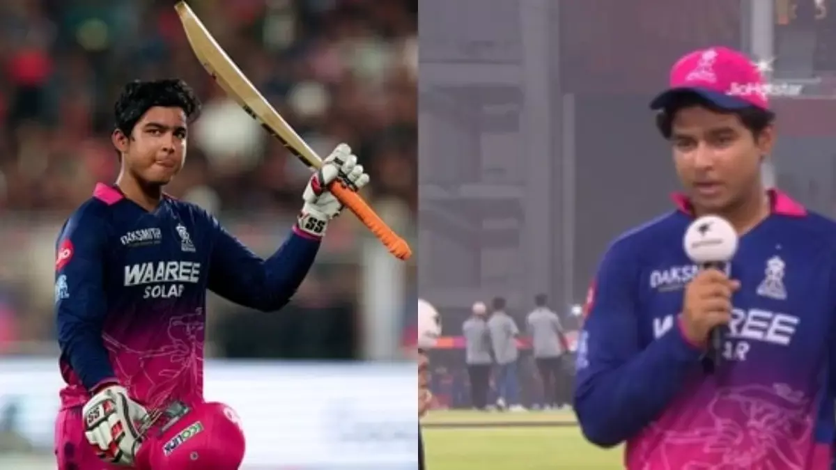 वैभव सूर्यवंशी ने IPL 2026 के बीच प्री-मैच रूटीन का किया खुलासा: Watching cartoons वैभव सूर्यवंशी ने IPL 2026 के बीच प्री-मैच रूटीन का किया खुलासा: Watching cartoons