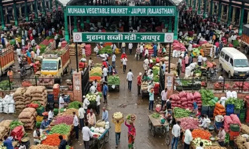 Jaipur: मुहाना मंडी में भिंडी सस्ती, आलू-प्याज के भाव स्थिर