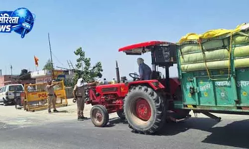 Karnal: गेहूं एंट्री रोकने के खिलाफ आढ़तियों का विरोध