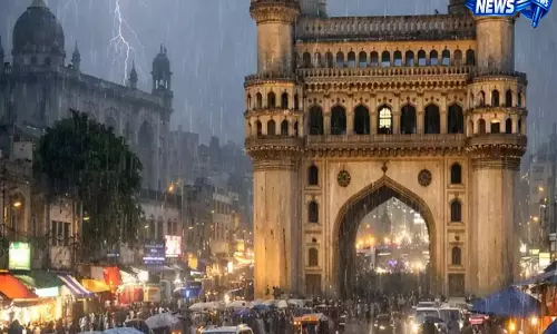 Hyderabad: IMD ने हैदराबाद में गर्म मौसम और शाम को बारिश का अनुमान लगाया Hyderabad: IMD ने हैदराबाद में गर्म मौसम और शाम को बारिश का अनुमान लगाया