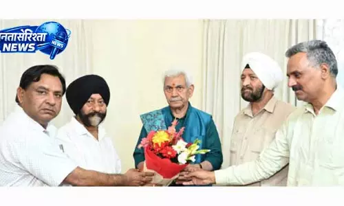 Jammu में LG से प्रतिनिधिमंडल की अहम बैठक