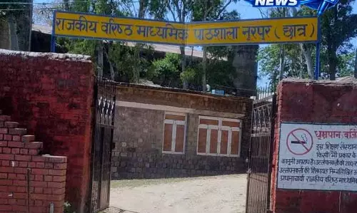 Himachal में चुनावी आचार संहिता के चलते नूरपुर स्कूल का काम रुका