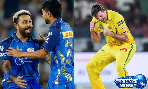 Mumbai Indians ने टॉस जीतकर फील्डिंग करने का फैसला किया Mumbai Indians ने टॉस जीतकर फील्डिंग करने का फैसला किया