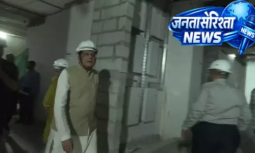 केंद्रीय मंत्री पीयूष गोयल ने दामानी अस्पताल निर्माण कार्य का किया निरीक्षण