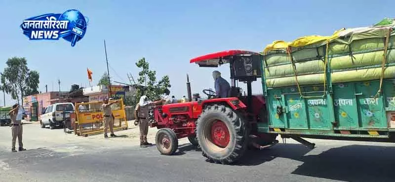 Karnal: गेहूं एंट्री रोकने के खिलाफ आढ़तियों का विरोध Karnal: गेहूं एंट्री रोकने के खिलाफ आढ़तियों का विरोध