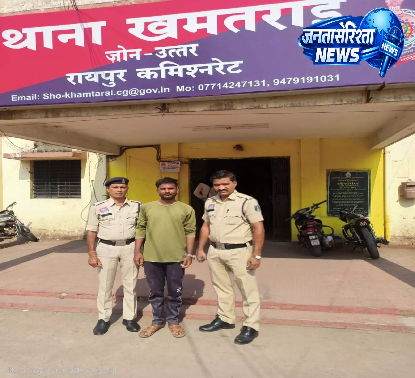 Raipur Breaking: शादी का झांसा देकर दुष्कर्म का आरोपी यशवंत लदेल गिरफ्तार Raipur Breaking: शादी का झांसा देकर दुष्कर्म का आरोपी यशवंत लदेल गिरफ्तार