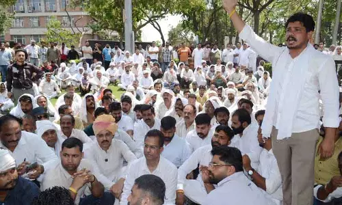 युवक की हत्या पर Karnal में राजपूत समुदाय ने किया विरोध प्रदर्शन, न्याय की मांग