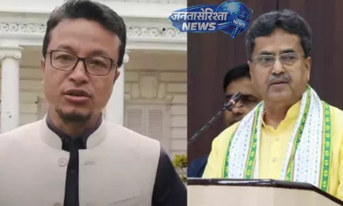 Tripura : टिपरा मोथा के मंत्री ने चुनावी हिंसा पीड़ितों के लिए सीएम की राहत घोषणा पर सवाल उठाए Tripura : टिपरा मोथा के मंत्री ने चुनावी हिंसा पीड़ितों के लिए सीएम की राहत घोषणा पर सवाल उठाए