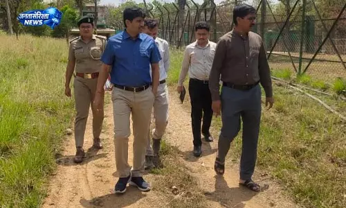 मुख्य वन संरक्षक ने बारनवापारा अभयारण्य का किया निरीक्षण