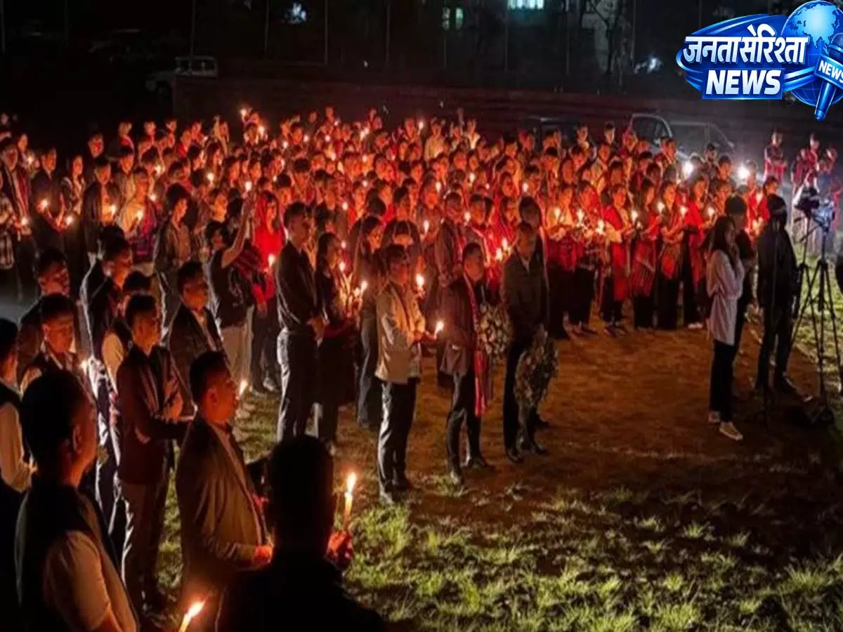 NSF कैंडल मार्च; उखरुल पीड़ितों के लिए न्याय की मांग NSF कैंडल मार्च; उखरुल पीड़ितों के लिए न्याय की मांग
