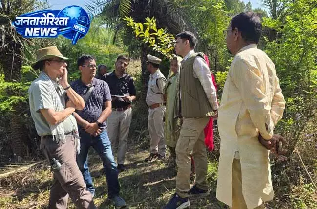 कांगड़ा के जंगलों में हरित पहल, KfW टीम ने रेस्टोरेशन प्रोजेक्ट का निरीक्षण किया कांगड़ा के जंगलों में हरित पहल, KfW टीम ने रेस्टोरेशन प्रोजेक्ट का निरीक्षण किया