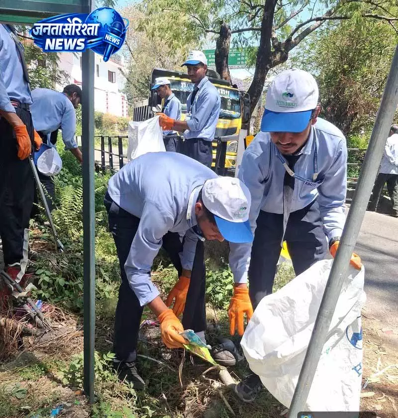 पृथ्वी दिवस पर Palampur में सफाई अभियान, 160 किलो कचरा एकत्रित पृथ्वी दिवस पर Palampur में सफाई अभियान, 160 किलो कचरा एकत्रित