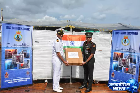 भारत ने श्रीलंका को मानवीय सहायता के तहत मेडिकल यूनिट क्यूब और सैन्य सहयोग प्रदान किया भारत ने श्रीलंका को मानवीय सहायता के तहत मेडिकल यूनिट क्यूब और सैन्य सहयोग प्रदान किया
