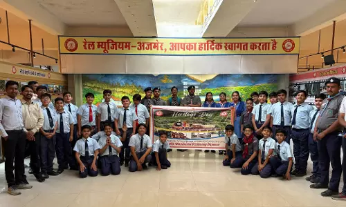 Ajmer: हेरिटेज वॉक से बच्चों को मिला इतिहास का ज्ञान Ajmer: हेरिटेज वॉक से बच्चों को मिला इतिहास का ज्ञान