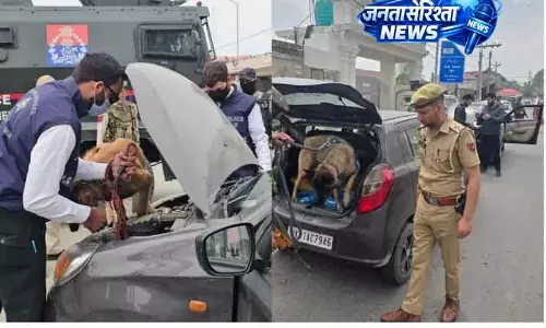 Srinagar पुलिस ने नशे के खिलाफ अभियान में खोजी कुत्तों का दस्ता भेजा Srinagar पुलिस ने नशे के खिलाफ अभियान में खोजी कुत्तों का दस्ता भेजा