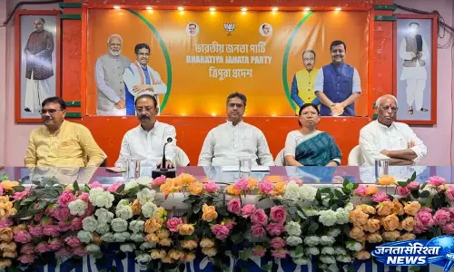त्रिपुरा के मुख्यमंत्री ने भाजपा उम्मीदवारों के साथ TTAADC चुनाव परिणाम की समीक्षा की