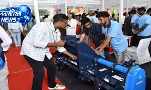 Uyyuru  में एग्रीकल्चर एग्ज़िबिशन का उद्घाटन, आधुनिक खेती तकनीक का प्रदर्शन