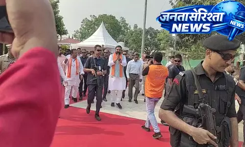सम्राट चौधरी का पहला दौरा, एनडीए नेताओं ने किया भव्य स्वागत