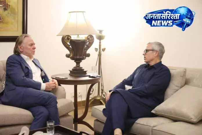 Jammu: ऑस्ट्रेलियाई हाई कमिश्नर ने CM से कृषि सहयोग पर चर्चा की Jammu: ऑस्ट्रेलियाई हाई कमिश्नर ने CM से कृषि सहयोग पर चर्चा की