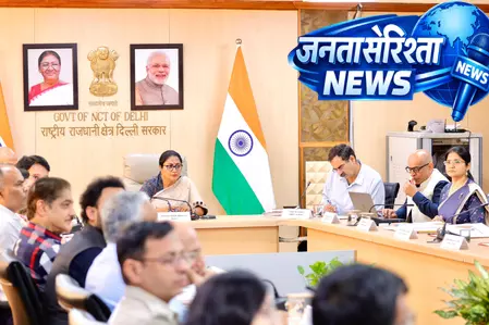 दिल्ली: मुख्यमंत्री ने हीट वेव एक्शन प्लान 2026 की तैयारियों की विस्तृत समीक्षा की दिल्ली: मुख्यमंत्री ने हीट वेव एक्शन प्लान 2026 की तैयारियों की विस्तृत समीक्षा की