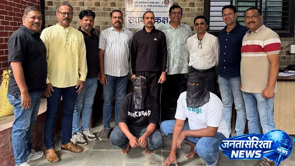 Nagpada मर्डर सॉल्व: 78 साल के बुजुर्ग की हत्या के आरोप में नागपुर से दो लोग गिरफ्तार Nagpada मर्डर सॉल्व: 78 साल के बुजुर्ग की हत्या के आरोप में नागपुर से दो लोग गिरफ्तार