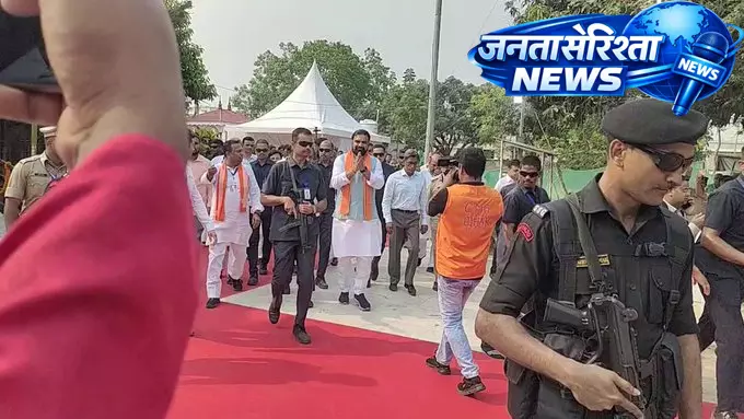 सम्राट चौधरी का पहला दौरा, एनडीए नेताओं ने किया भव्य स्वागत सम्राट चौधरी का पहला दौरा, एनडीए नेताओं ने किया भव्य स्वागत