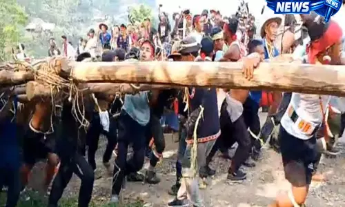 Arunachal: लोंगडिंग में वांचो खाम पुलिंग समारोह में हजारों लोगों की भागीदारी