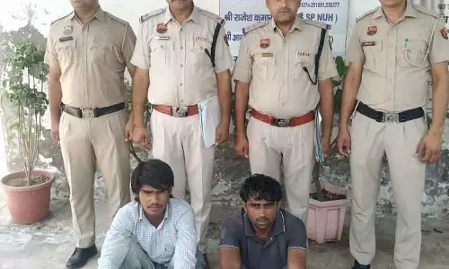 Gurugram नूह पुलिस के शिकंजे में दो साइबर जालसाज Gurugram नूह पुलिस के शिकंजे में दो साइबर जालसाज