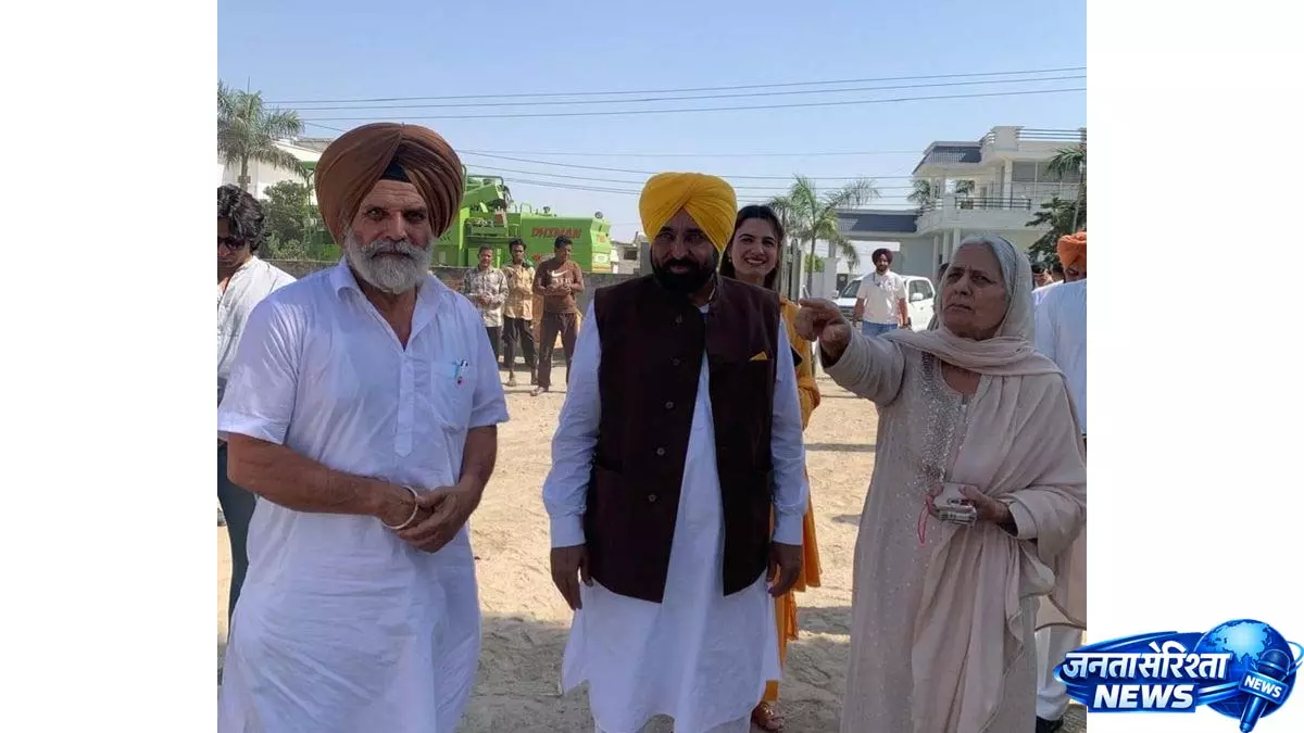 Punjab CM भगवंत मान ने पेहोवा में अपने ससुराल का दौरा किया Punjab CM भगवंत मान ने पेहोवा में अपने ससुराल का दौरा किया