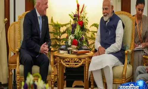 भारत-न्यूज़ीलैंड FTA आज होगा साइन, ‘पीढ़ी में एक बार’ समझौता: PM लक्सन भारत-न्यूज़ीलैंड FTA आज होगा साइन, ‘पीढ़ी में एक बार’ समझौता: PM लक्सन