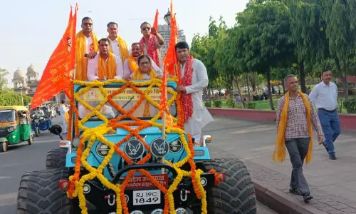 Jaipur: भगवान परशुराम जयंती पर विशाल रैली का आयोजन Jaipur: भगवान परशुराम जयंती पर विशाल रैली का आयोजन