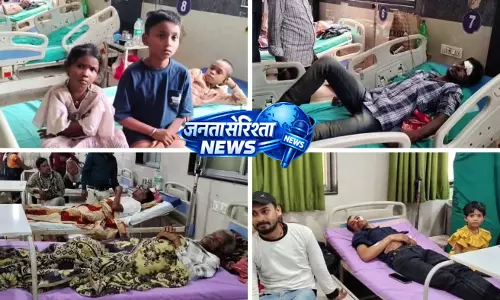दुर्ग में 19 बाराती घायल, बस हादसे का शिकार