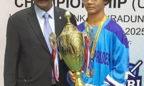 Lahaul में भारत की अंडर-18 आइस हॉकी टीम का प्रशिक्षण शिविर Lahaul में भारत की अंडर-18 आइस हॉकी टीम का प्रशिक्षण शिविर