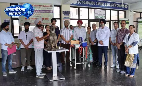 Guru Angad Dev Vet University ने वर्ल्ड वेटरनरी डे पर हेल्थ कैंप लगाया Guru Angad Dev Vet University ने वर्ल्ड वेटरनरी डे पर हेल्थ कैंप लगाया