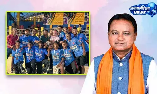 CM Majhi ने ओडिशा सीनियर पुरुष रोल बॉल टीम को बधाई दी CM Majhi ने ओडिशा सीनियर पुरुष रोल बॉल टीम को बधाई दी