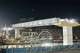 Mumbai: मेट्रो-6 के काम में आई तेजी, परियोजना में भारी स्टील स्पैन की स्थापना Mumbai: मेट्रो-6 के काम में आई तेजी, परियोजना में भारी स्टील स्पैन की स्थापना