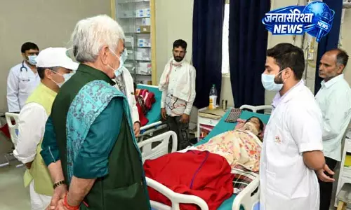 Udhampur: घायलों से मिलकर एलजी ने जताया सहानुभूति