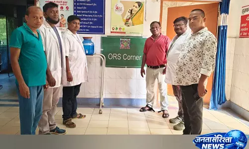 बहरागोड़ा: स्वास्थ्य विभाग ने गर्मी से निपटने के लिए ORS Corner खोला