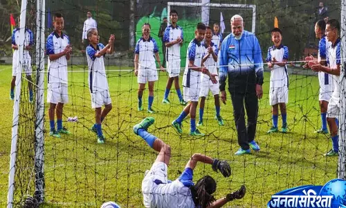 नॉर्थ-ईस्ट में BCCI की इनडोर क्रिकेट अकादमियों का पीएम मोदी ने किया उद्घाटन नॉर्थ-ईस्ट में BCCI की इनडोर क्रिकेट अकादमियों का पीएम मोदी ने किया उद्घाटन