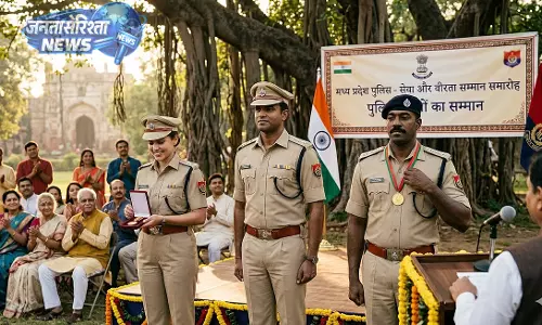 Indore : पुलिस की बड़ी सफलता, 17 पुलिसकर्मियों को किडनैपिंग केस सुलझाने पर सम्मान
