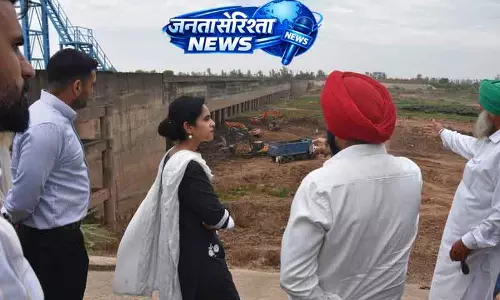 Kaithal के डीसी ने बाढ़ संभावित इलाकों का निरीक्षण किया