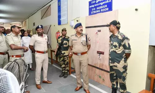 नतीजों से पहले Chennai के मतगणना केंद्रों पर कड़ी सुरक्षा