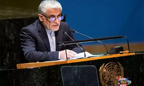 Tehran का संयुक्त राष्ट्र में विरोध, अमेरिकी जहाजों की जब्ती को बताया ‘पाइरेसी’ Tehran का संयुक्त राष्ट्र में विरोध, अमेरिकी जहाजों की जब्ती को बताया ‘पाइरेसी’